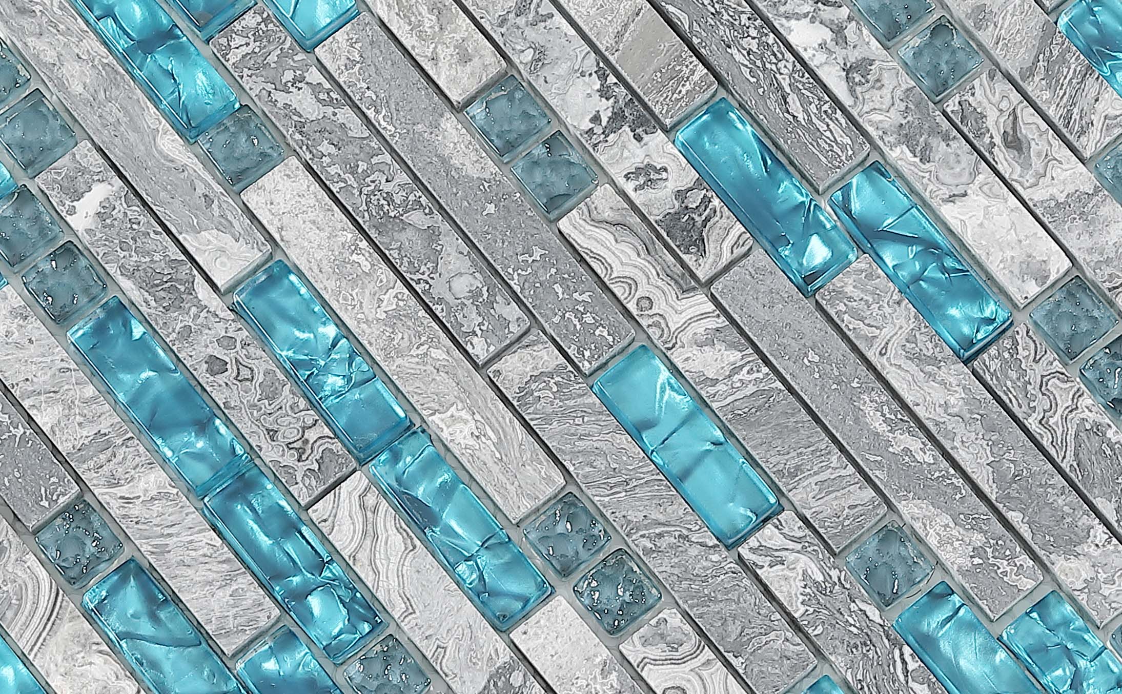 Glass Mosaic Marble Tile