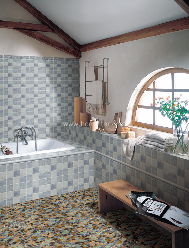 blue bathroom wall tiles