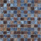 Glass Mosaic Tile Blacksplash Brown Blue Floor and Wall Tiles