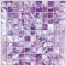 Mother of Pearl Backsplash Stained Purple Shell Mosaic Wall Tile