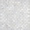 White Mother of Pearl Tile 19/32"x1-3/16" Mini Subway Shell Mosaic Backsplash