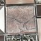 Glass Metal Tile Kitchen Backsplash Brushed Aluminum Mosaic Wall Tiles