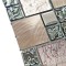 Glass Metal Tile Kitchen Backsplash Brushed Aluminum Mosaic Wall Tiles