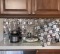 Glass Metal Tile Backsplash Gray Copper Brushed Aluminum Mosaic