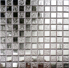 Glazed Porcelain Mosaic Silver Non-slip Floor and Wall Tile