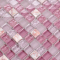 Glossy Glass Stone Mosaic Pink Purple Wall & Backsplash Tile