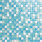 Glass Stone Mosaic Tile Blue Sky Crackle Beachy Floor and Wall Tiles