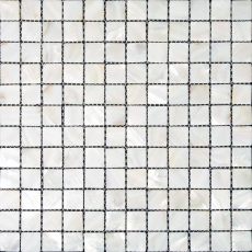 Pure White Mother of Pearl Tile Square Shell Mosaic