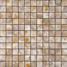 Iridescent White Mother of Pearl Tile Square Shell Mosaic