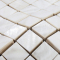 Pure White Mother of Pearl Tile 8mm Thick Square Shell Mosaic