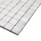 Pure White Mother of Pearl Tile 8mm Thick Square Shell Mosaic