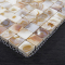 Iridescent White Mother of Pearl Tile 8mm Thick Square Shell Mosaic
