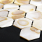 Mother of Pearl Shell Tile Backsplash Hexagon Fresh Water Seashell Mosaic Bathroom Sticker