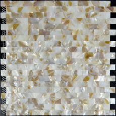 Mother of Pearl Tile Subway Natural Shell Tiles Kitchen Backsplash Seamless Mosaic Floor Sticker