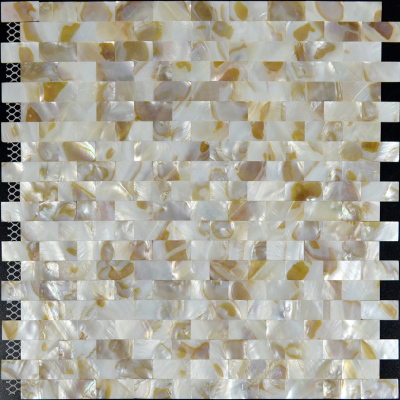 Mother of Pearl Tile Subway Natural Shell Tiles Kitchen Backsplash Seamless Mosaic Floor Sticker