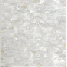 White Pearl Shell Tile 8mm Pad Board Mini Brick Seamless Mosaic