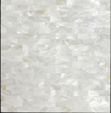 White Pearl Shell Tile 8mm Pad Board Mini Brick Seamless Mosaic