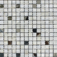 White Square Pearl Shell Tile Real Mirror Mosaic