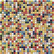 Multicolor Porcelain Mini Mosaic Floor and Wall Tile