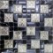 Glossy Glass Backsplash Tile Snowflake Mosaic Floor and Wall Tiles