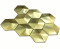 Gold Metal Tile Backsplash Pyramid Stainless Steel Wall Tiles