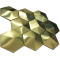 Gold Metal Tile Backsplash Pyramid Stainless Steel Wall Tiles